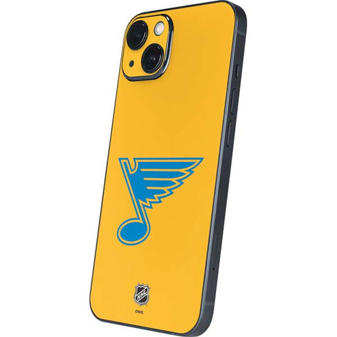 NHL St. Louis Blues Solid Background iPhone 14 Plus Skin